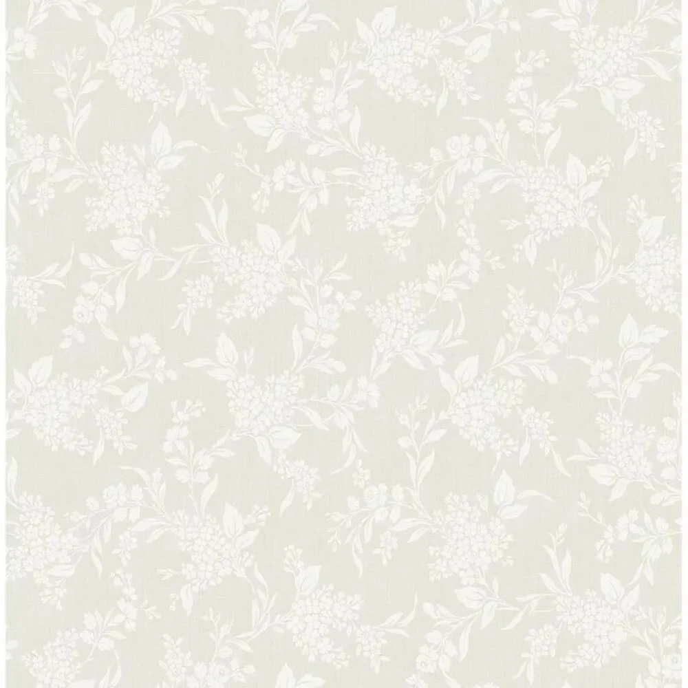 NextWall -  Neutral Tonal Floral Peel and Stick Wallp Cream